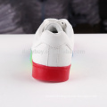 Youth rechargeable led light men party shoes led platform shoes